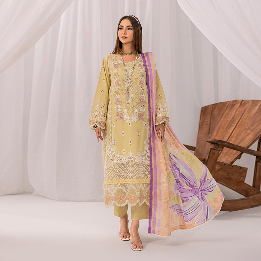 ZR-2430-B Zahra Rubab Chikan Kaari