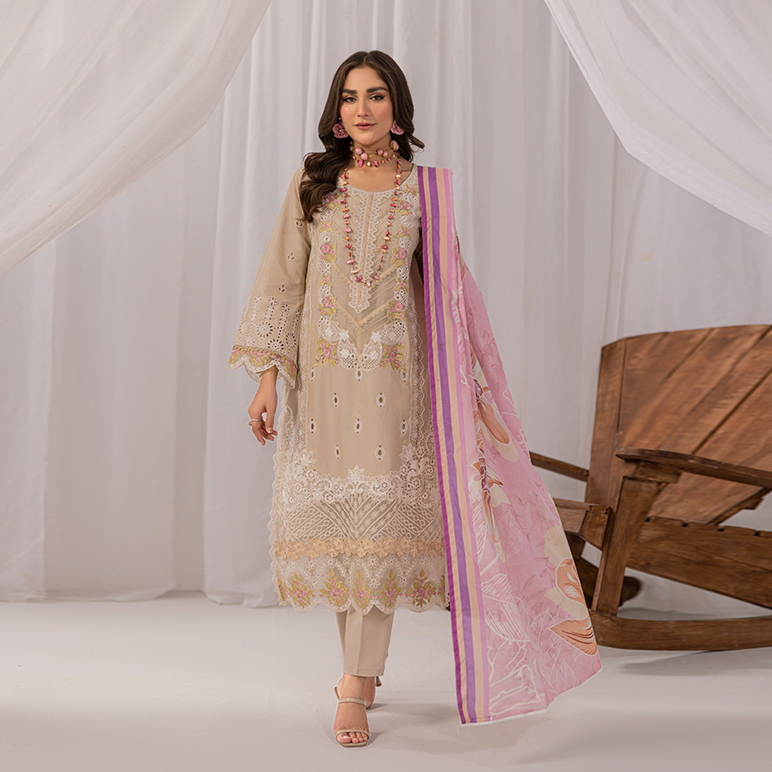 ZR-2430-A Zahra Rubab Chikan Kaari