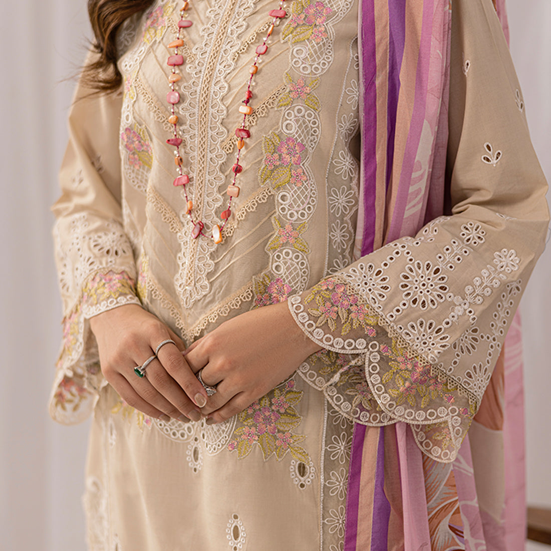 ZR-2430-A Zahra Rubab Chikan Kaari
