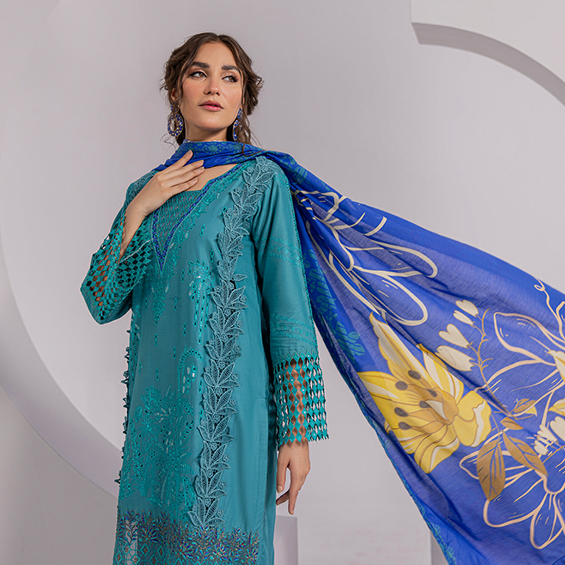 ZR-2432-B Zahra Rubab Chikan Kaari