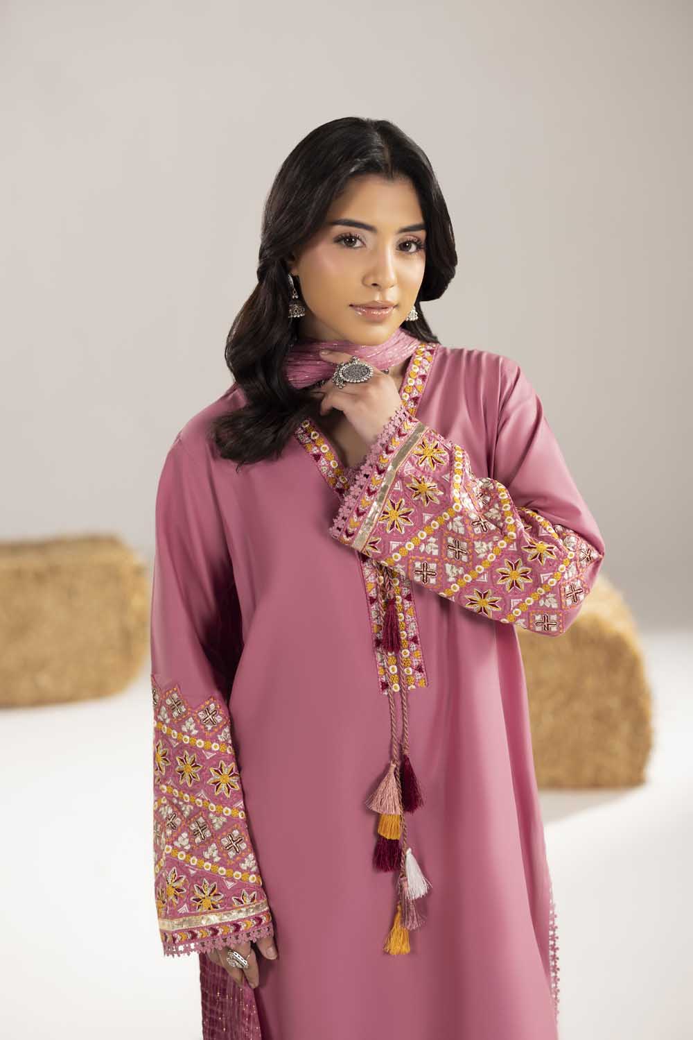 ZR-2616 | CORAL PINK Zahra Rubab