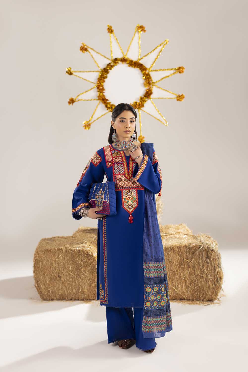ZR-2614 | BLUE Zahra Rubab