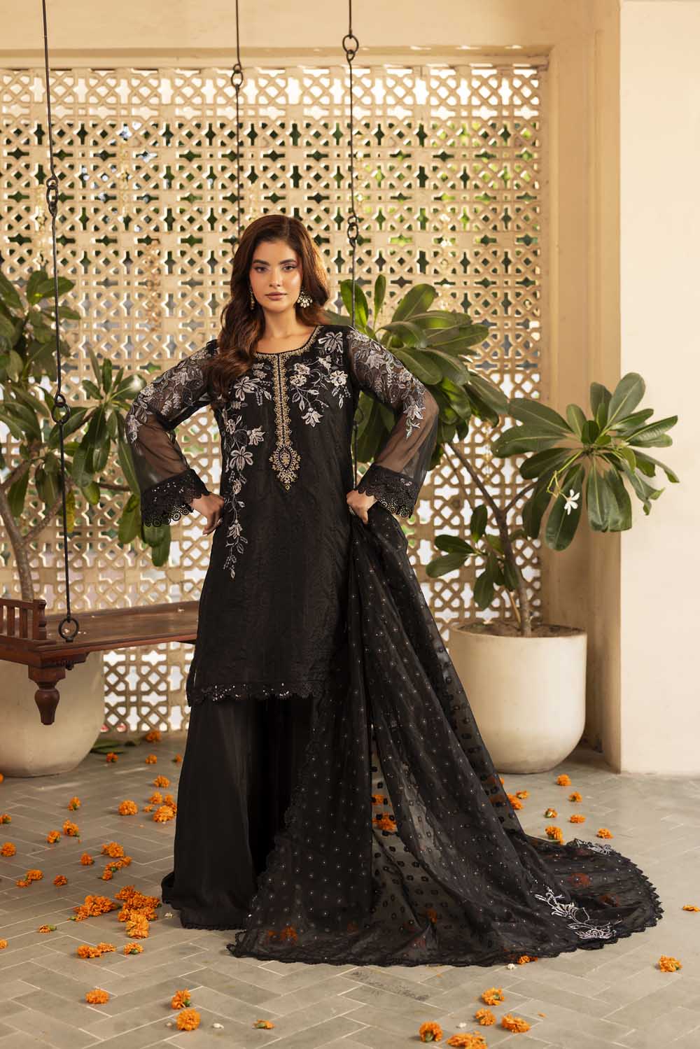 ZR-2547 | BLACK Zahra Rubab