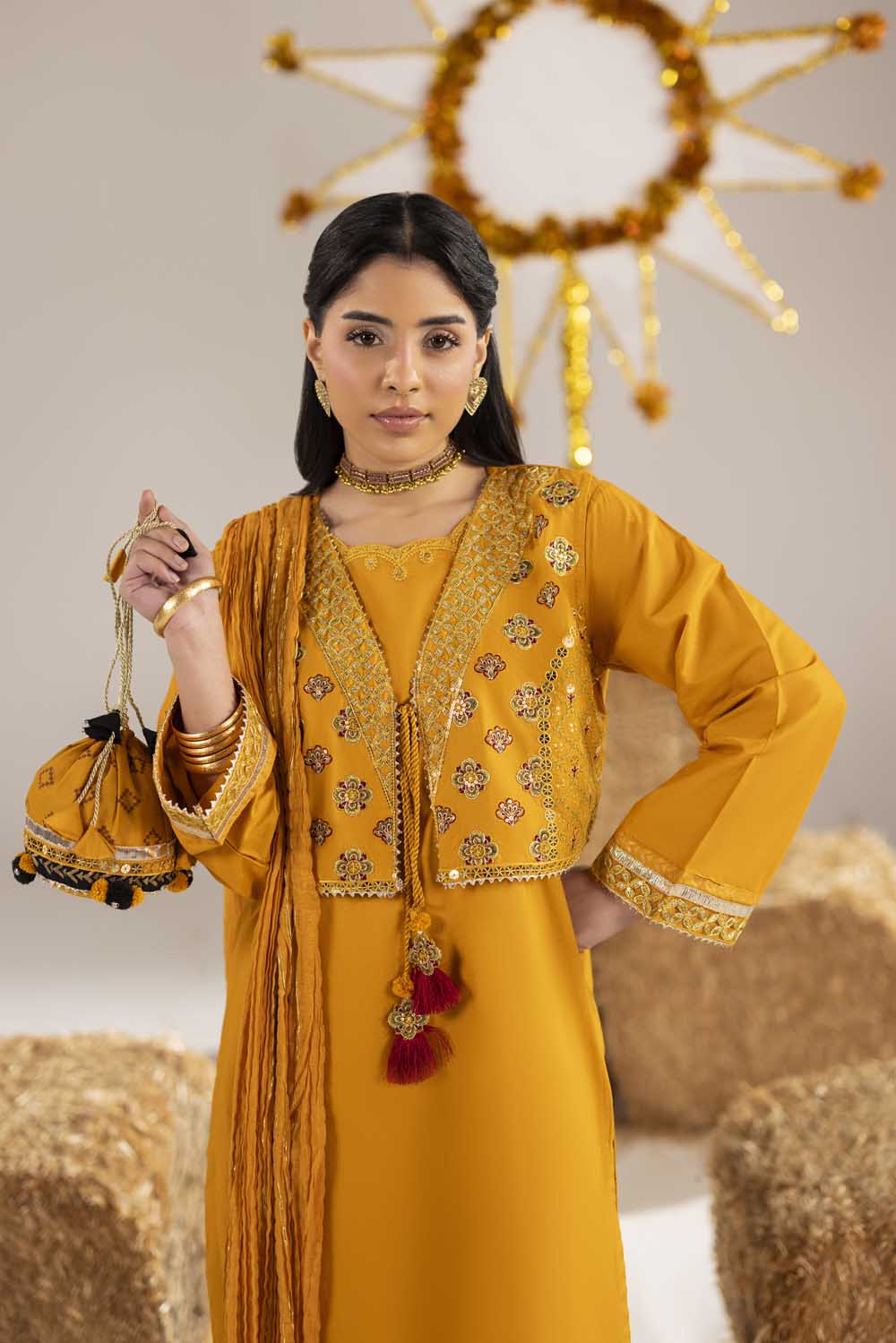 ZR-2612 | MUSTARD Zahra Rubab