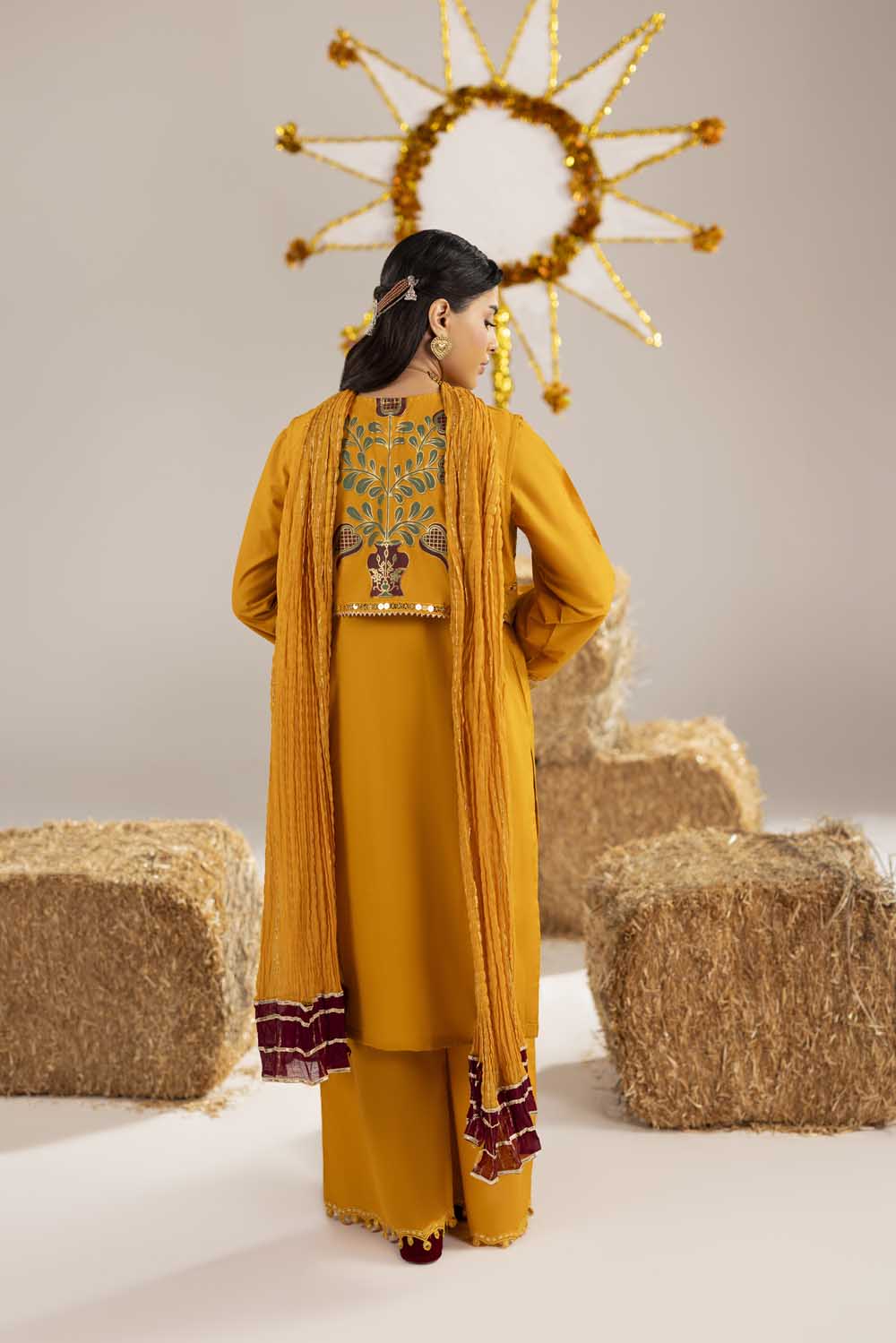 ZR-2612 | MUSTARD Zahra Rubab