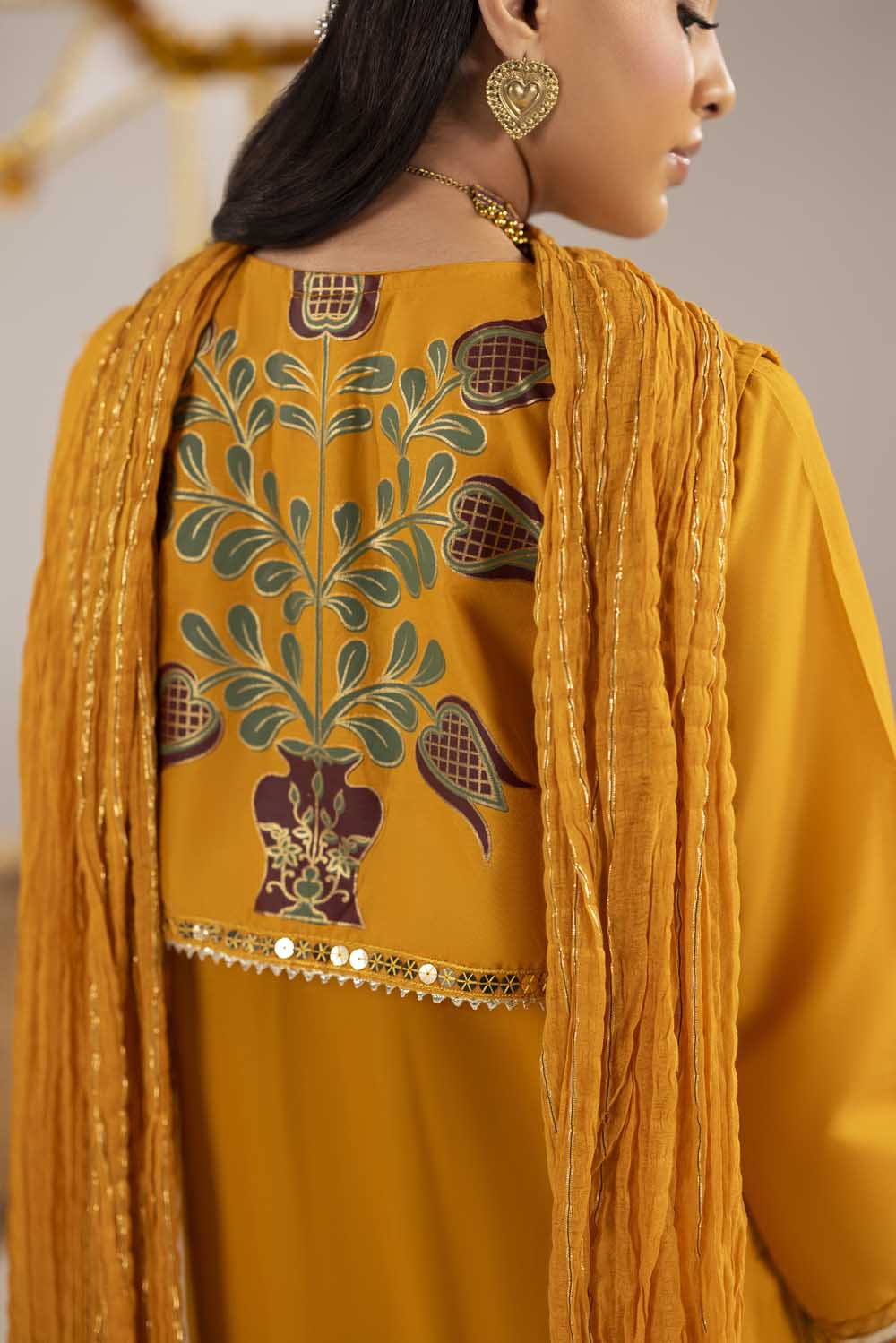 ZR-2612 | MUSTARD Zahra Rubab
