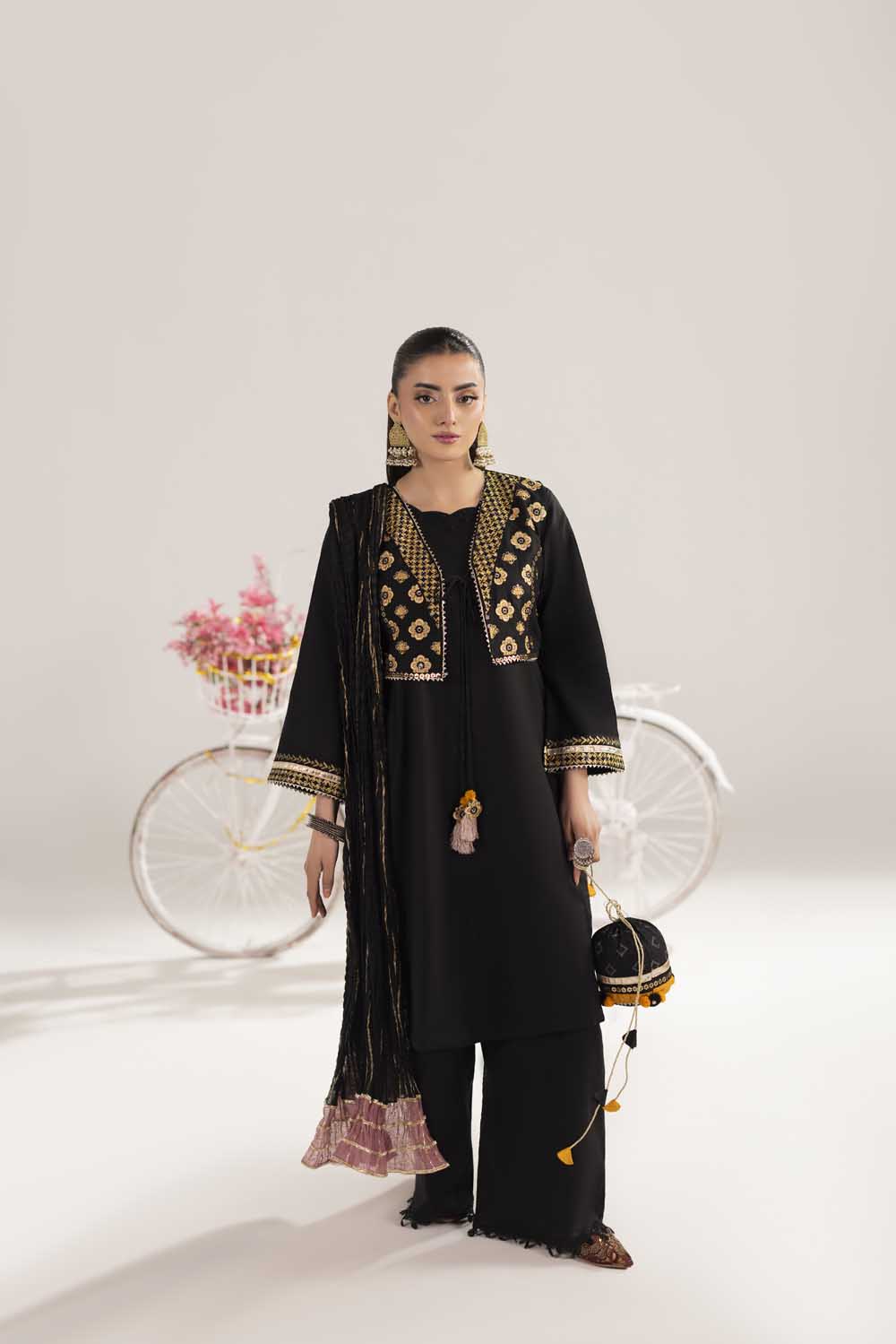 ZR-2612 | BLACK Zahra Rubab
