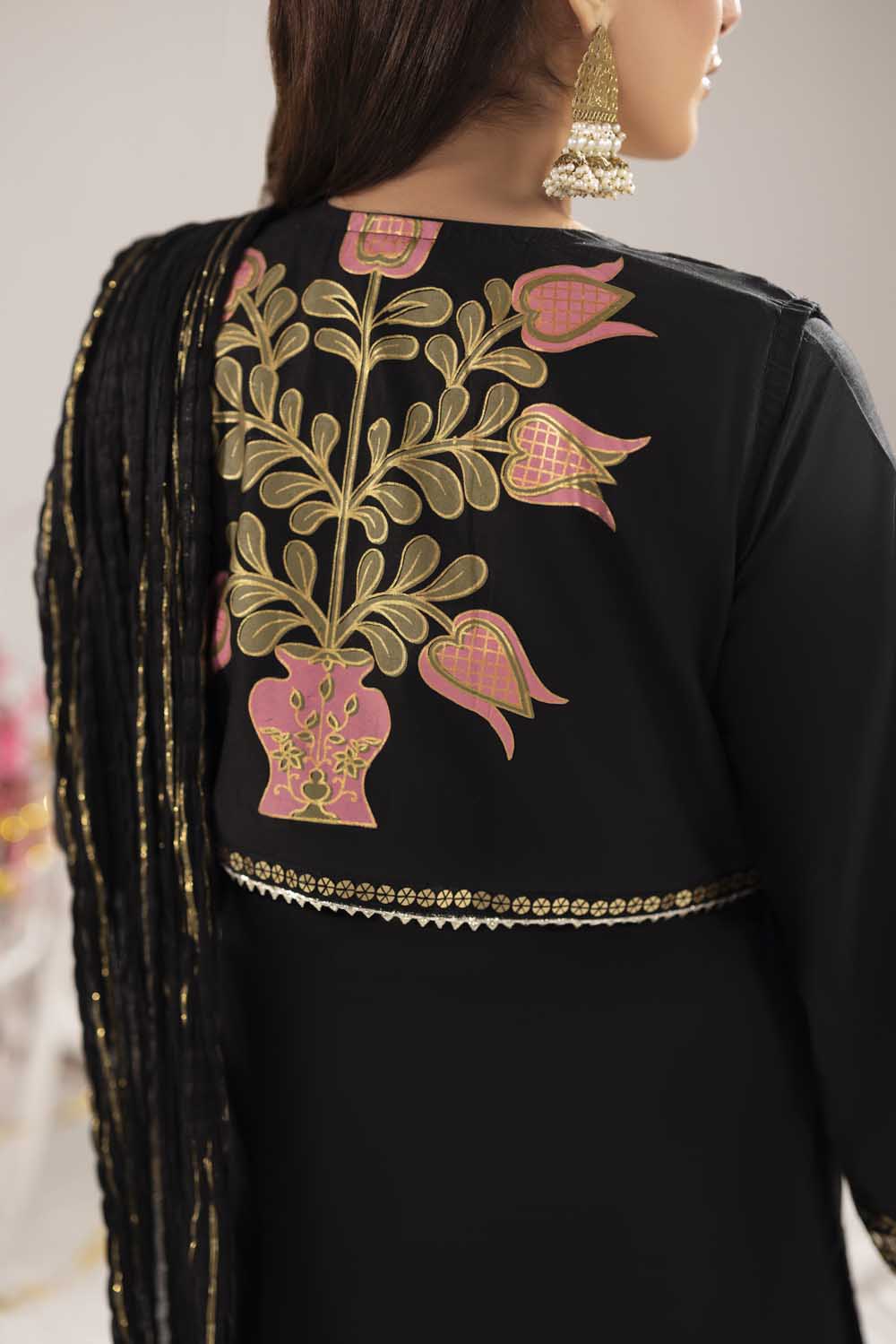 ZR-2612 | BLACK Zahra Rubab