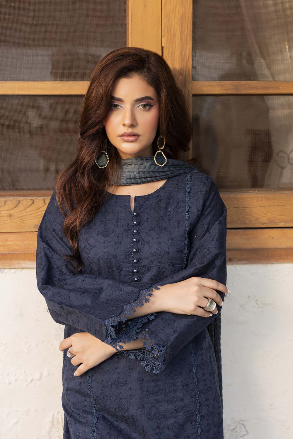 ZR-B006 | NAVY BLUE Zahra Rubab