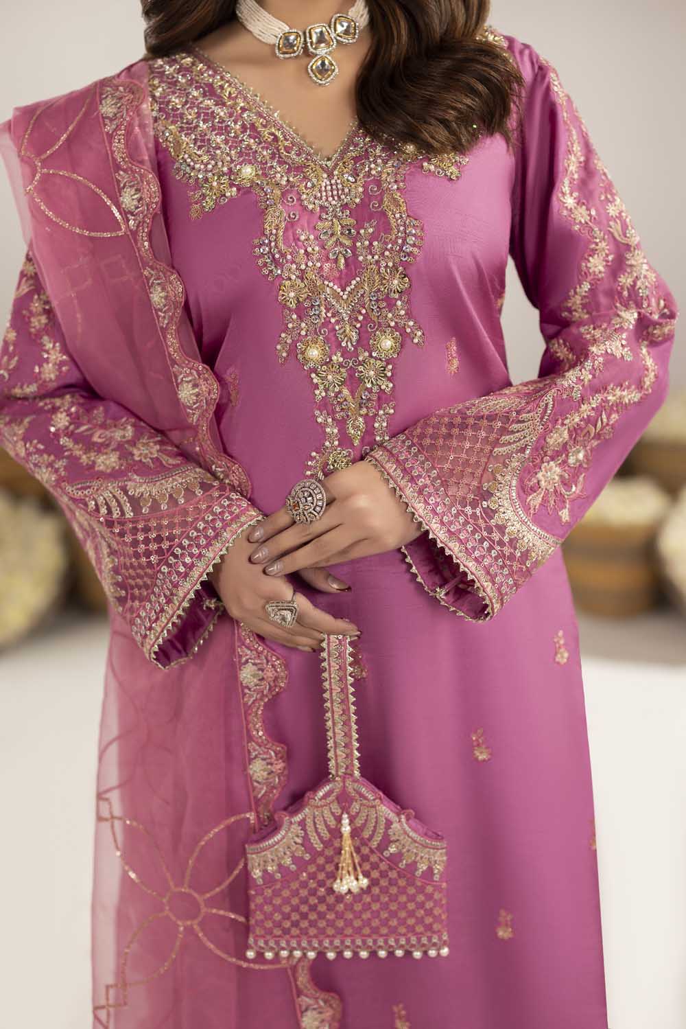 ZR-2604 | CORAL PINK Zahra Rubab
