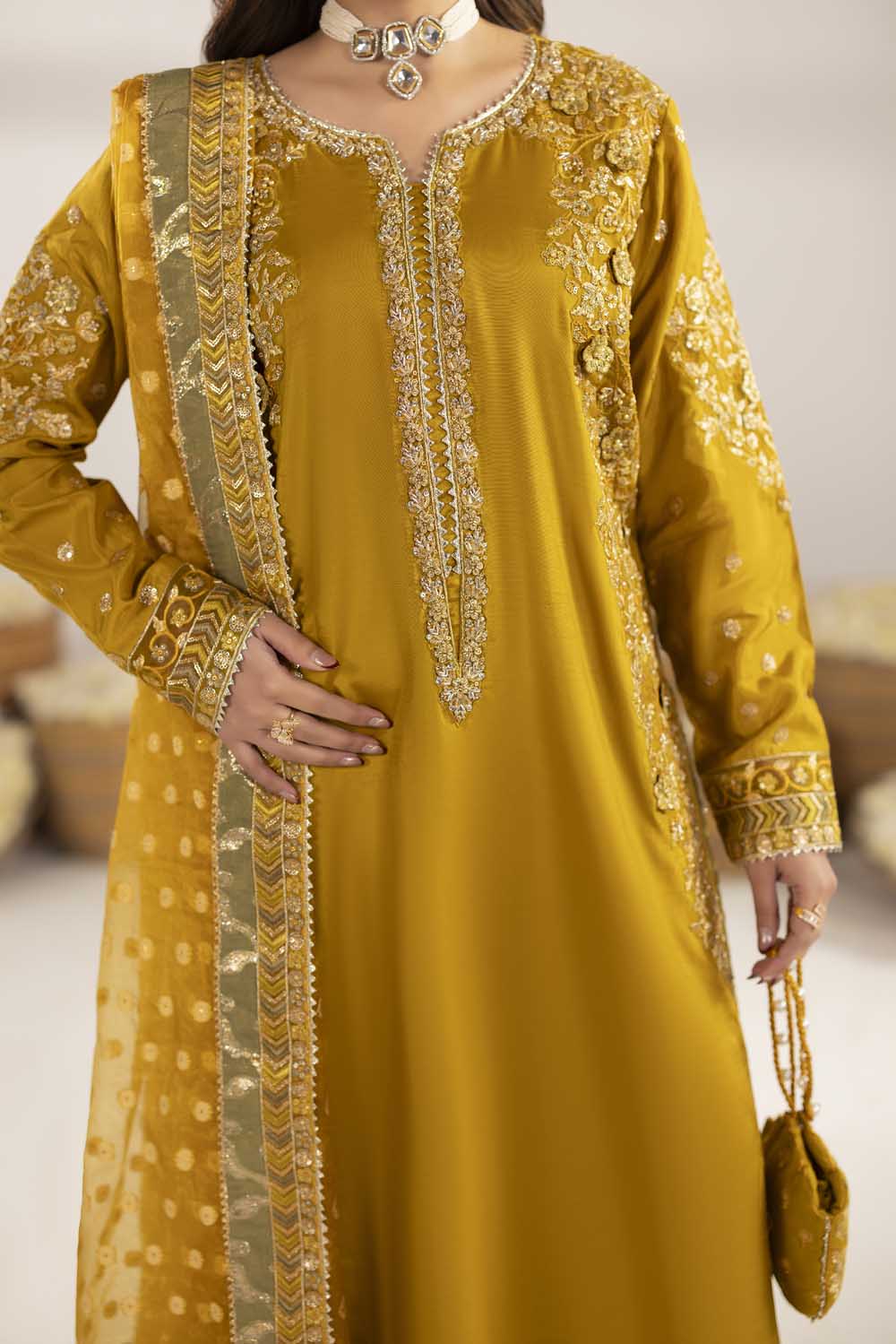 ZR-2603 | MUSTARD Zahra Rubab