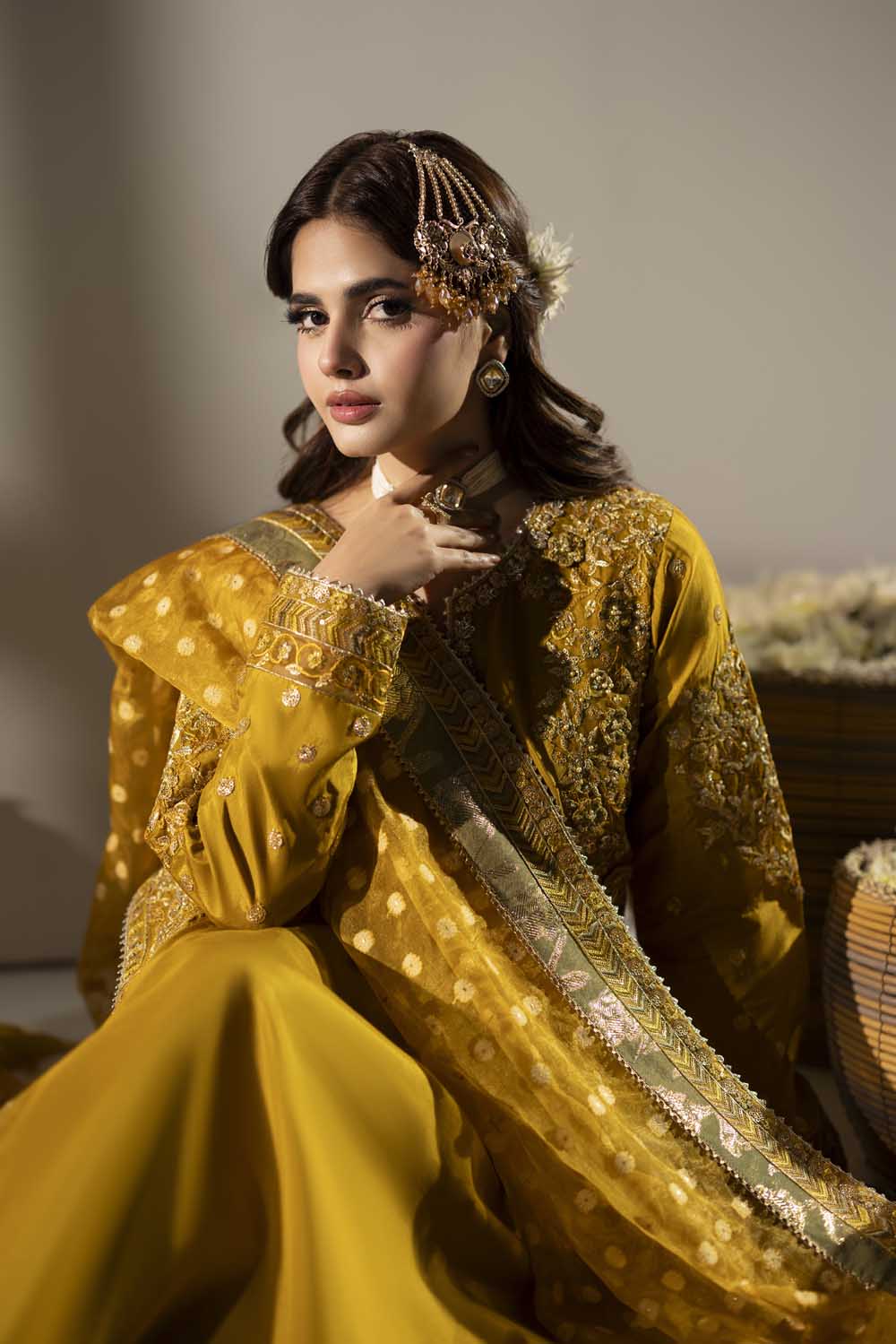 ZR-2603 | MUSTARD Zahra Rubab
