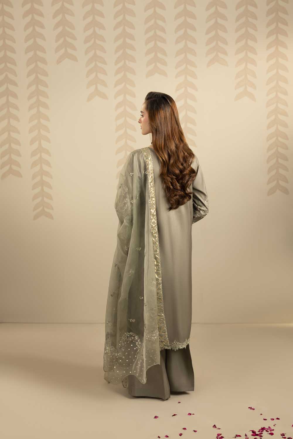 ZR-2561 | OLIVE GREEN Zahra Rubab