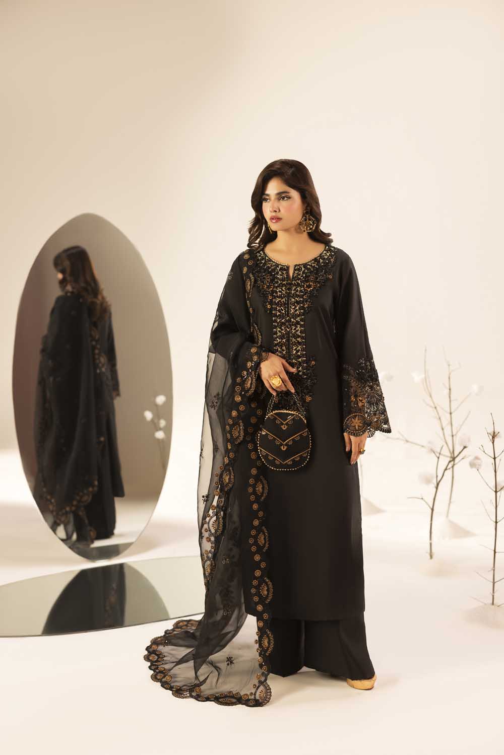 ZR-2607 | BLACK Zahra Rubab