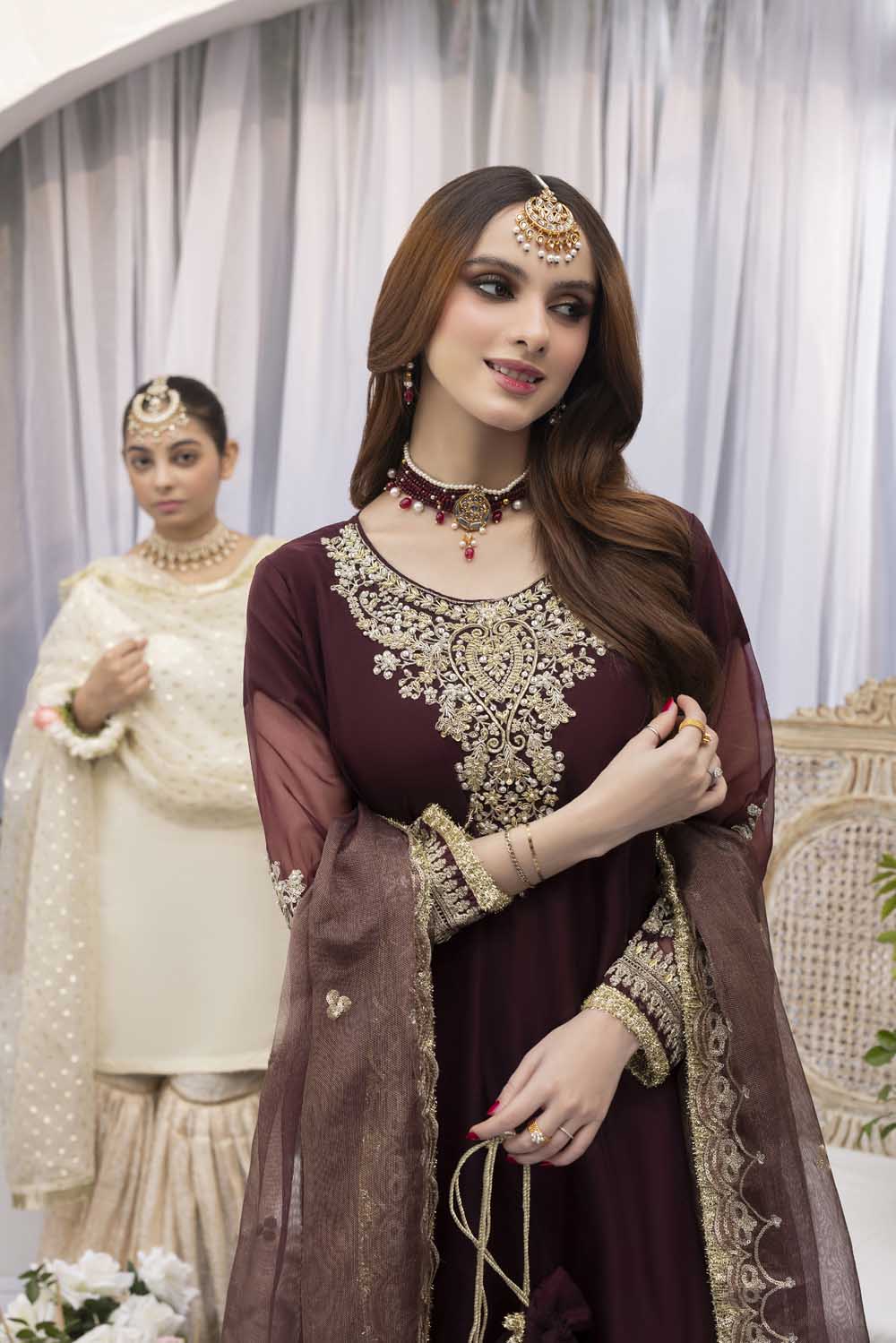 ZR-2568 | MAROON Zahra Rubab
