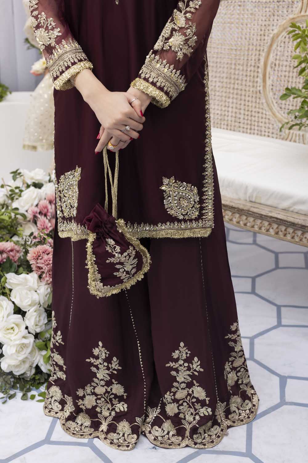 ZR-2568 | MAROON Zahra Rubab