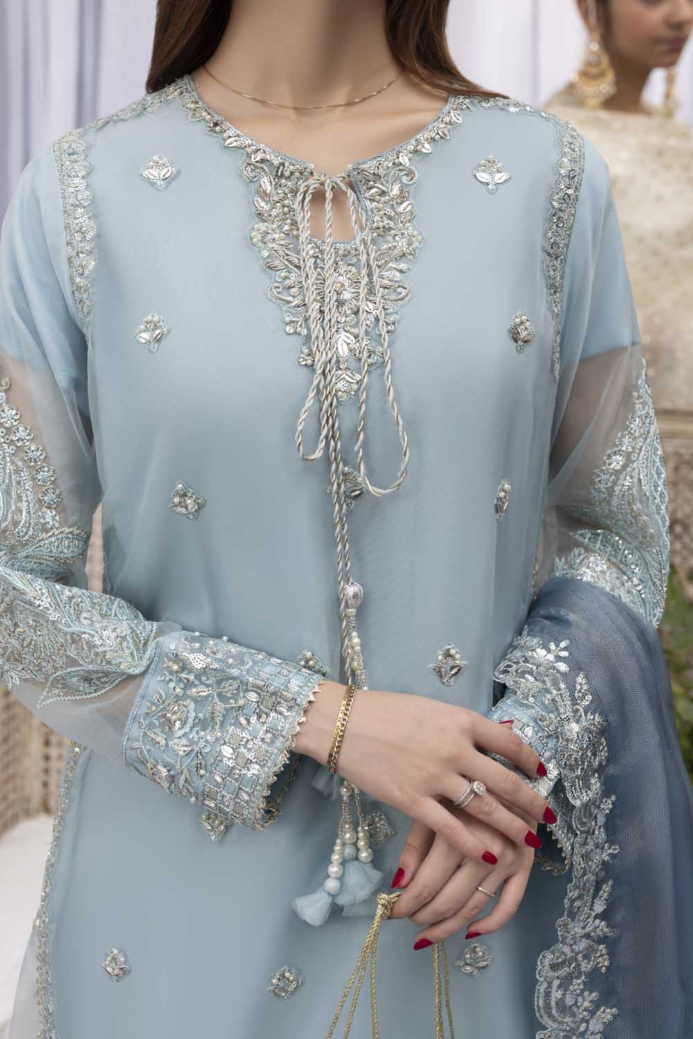 ZR-2569 | BABY BLUE Zahra Rubab