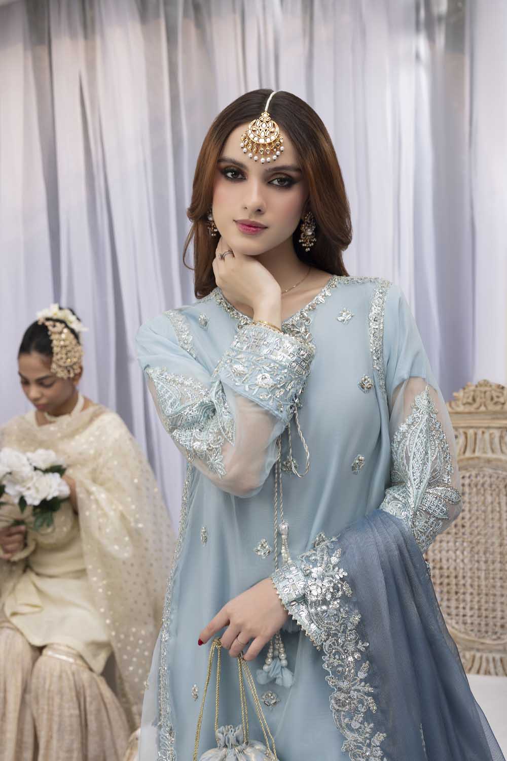 ZR-2569 | BABY BLUE Zahra Rubab