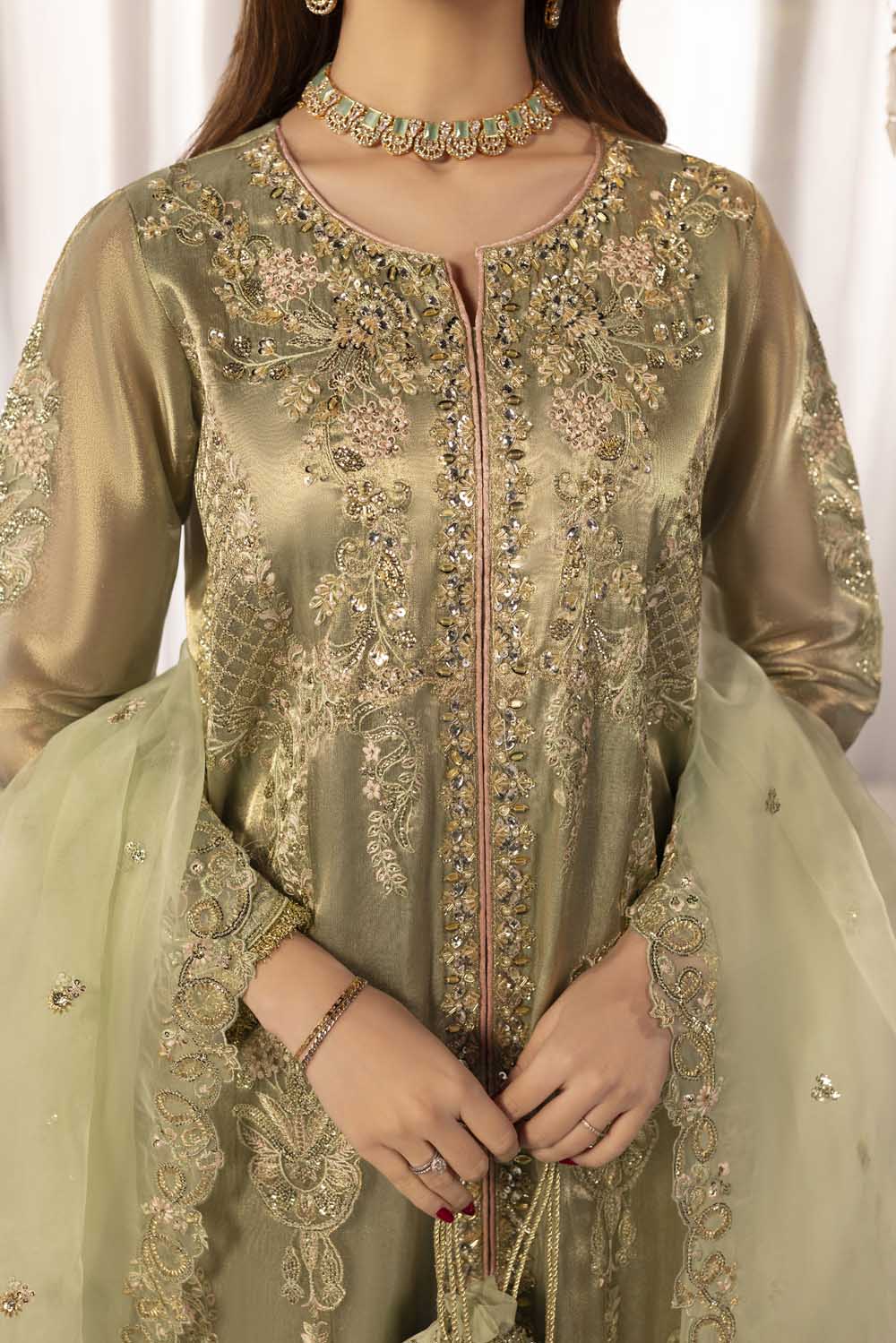 ZR-2573 | SAGE GREEN Zahra Rubab
