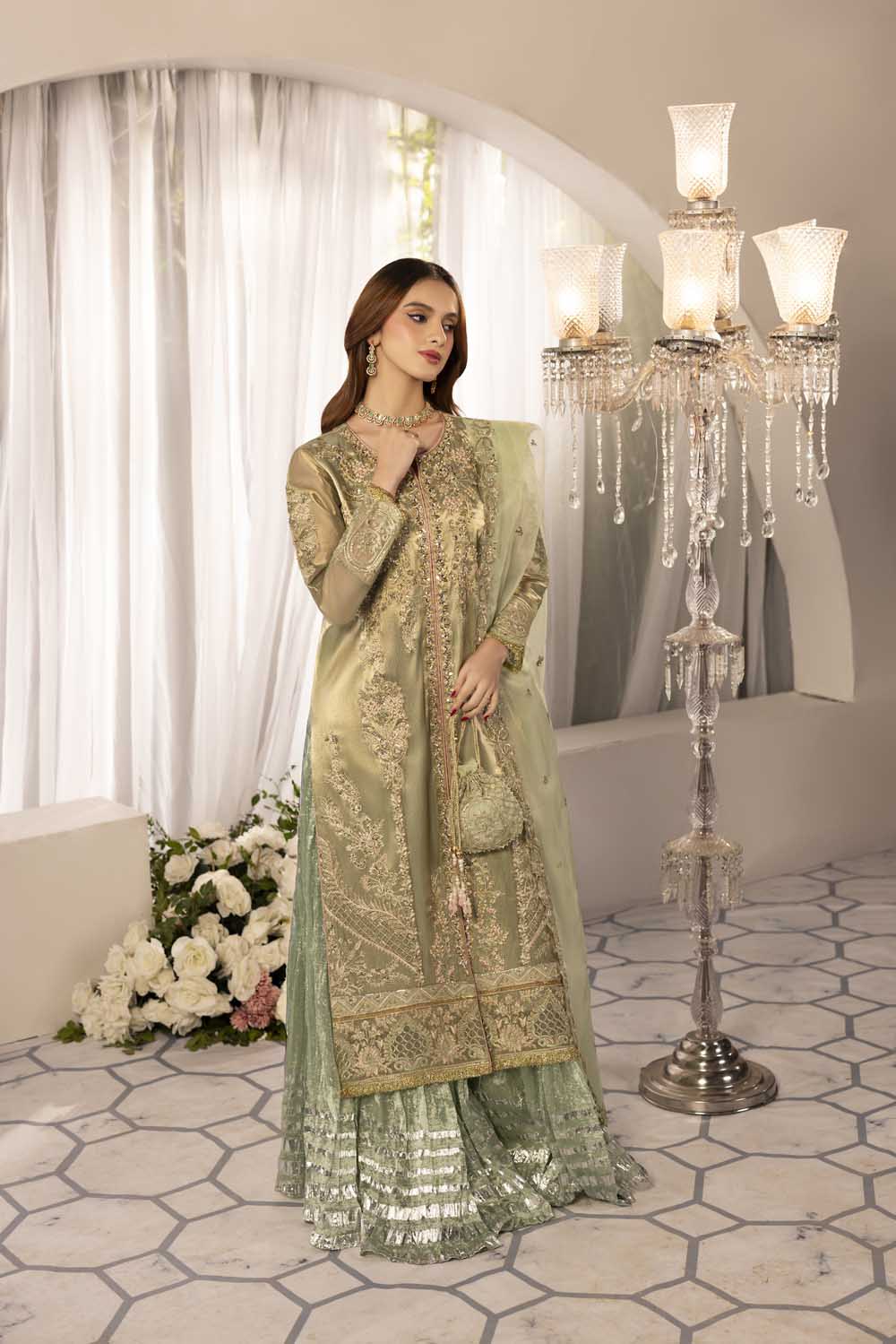 ZR-2573 | SAGE GREEN Zahra Rubab