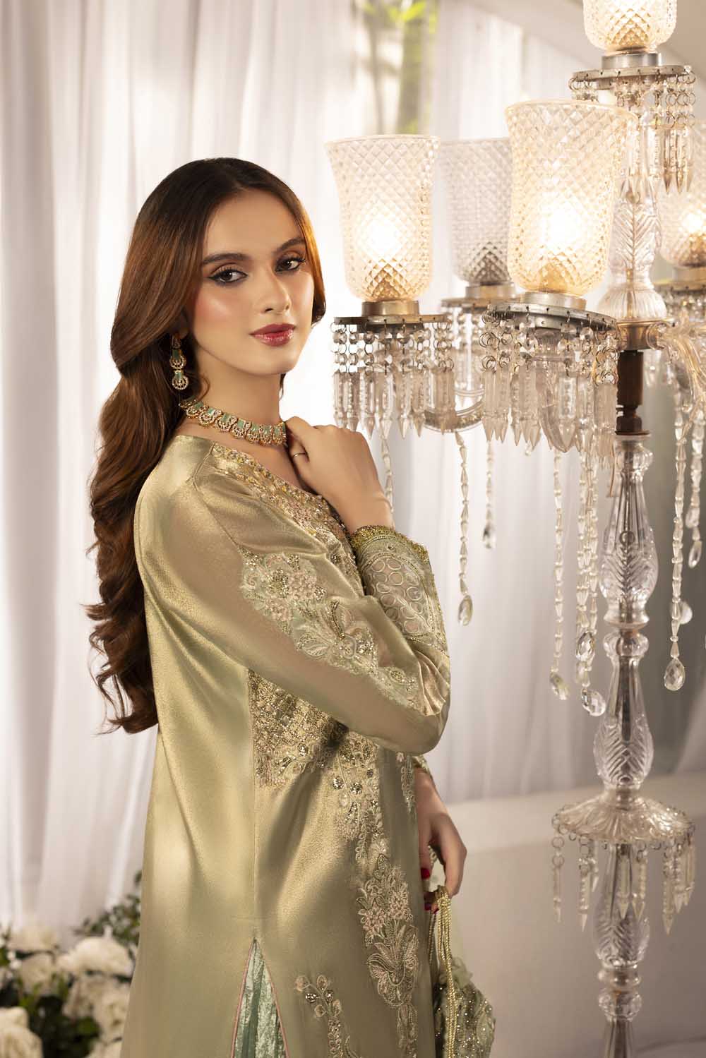 ZR-2573 | SAGE GREEN Zahra Rubab