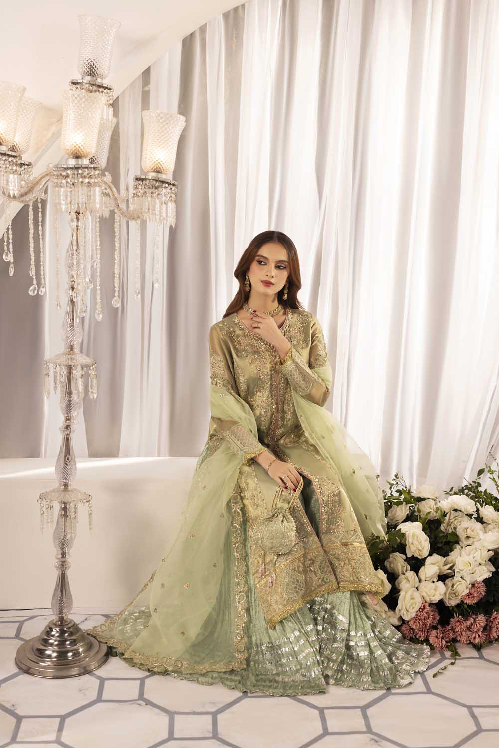 ZR-2573 | SAGE GREEN Zahra Rubab