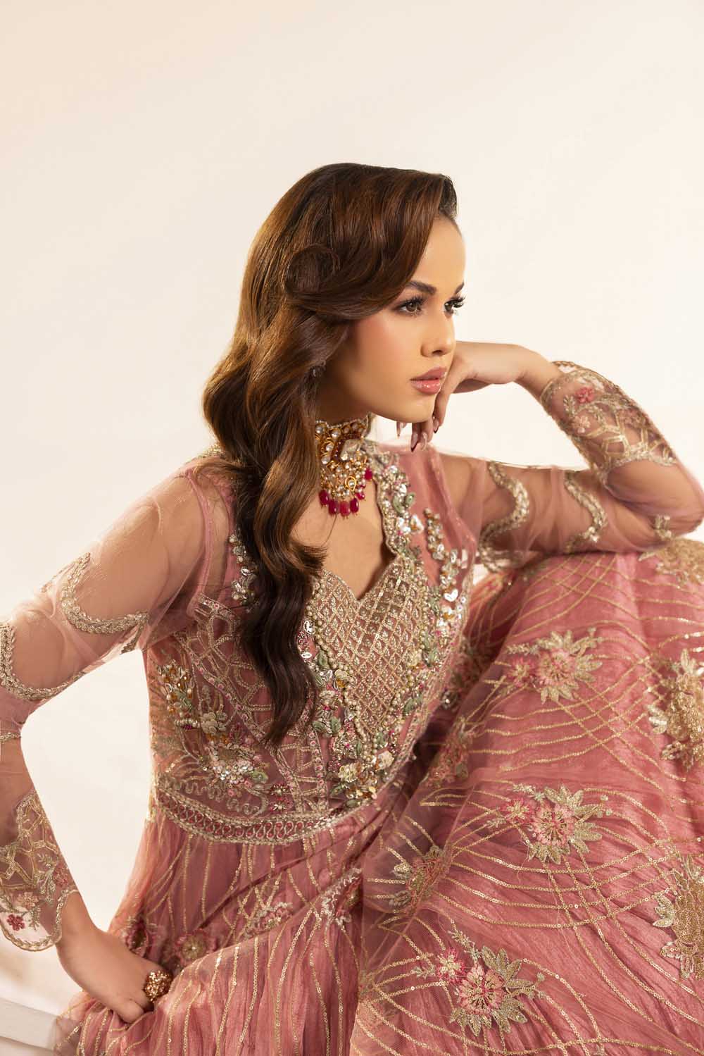 ZR-2586 | ROSE PINK Zahra Rubab