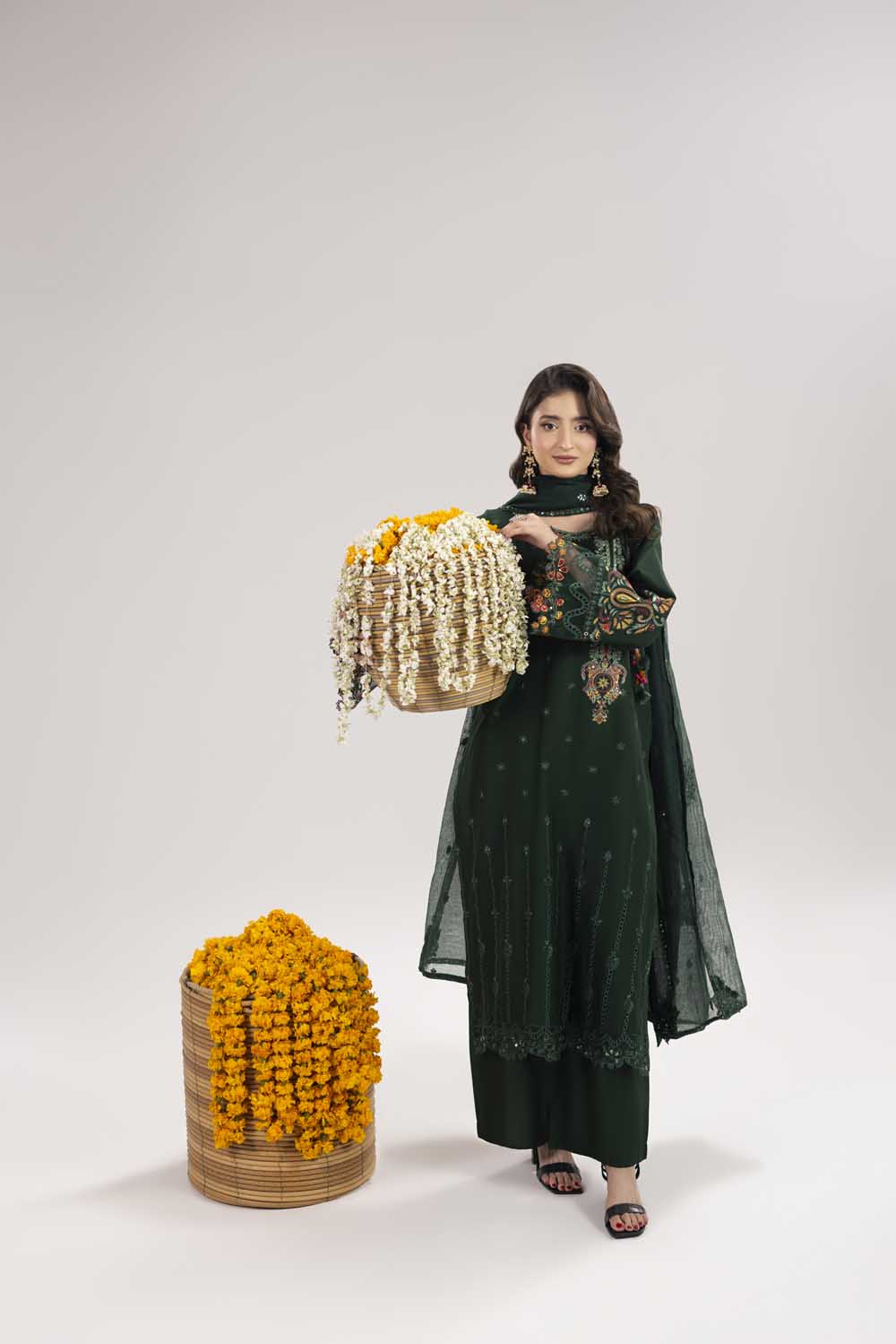 ZR-2618 | BOTTLE GREEN Zahra Rubab