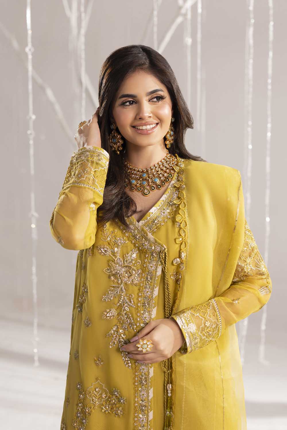ZR-2566 | MUSTARD Zahra Rubab