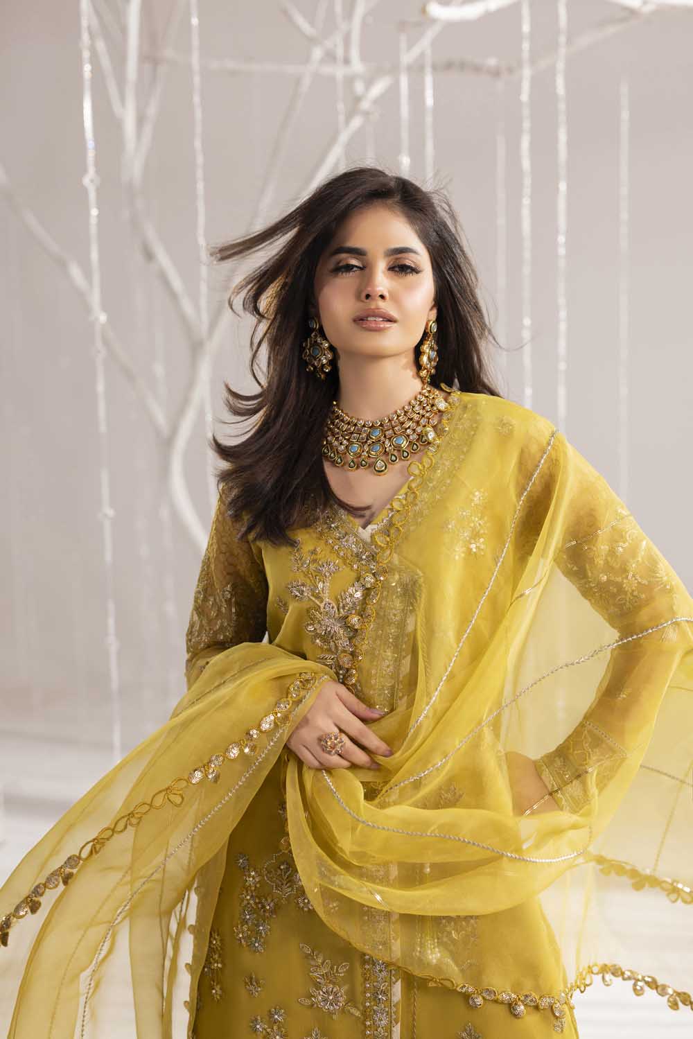 ZR-2566 | MUSTARD Zahra Rubab