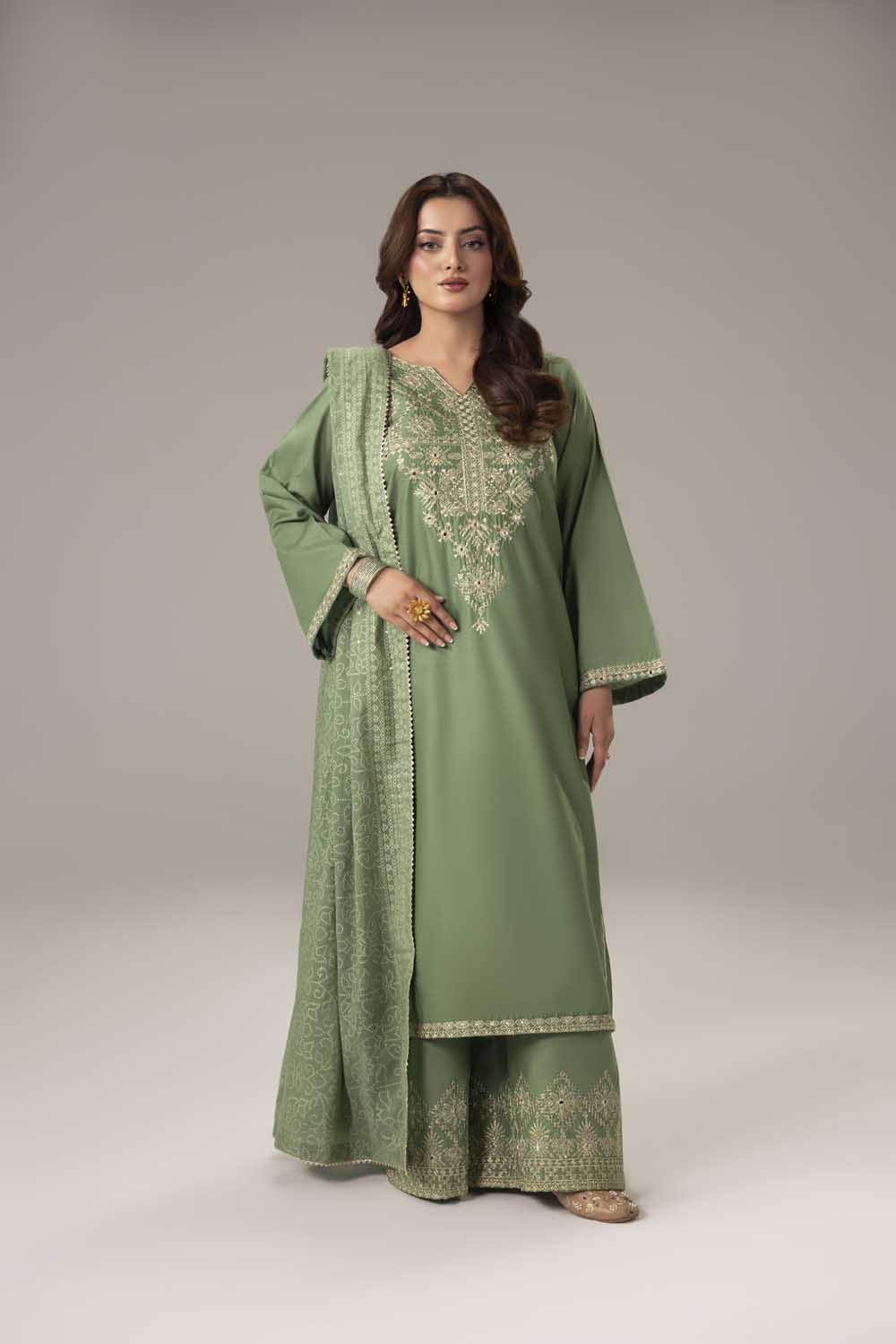 ZR-2632 | MINT GREEN Zahra Rubab