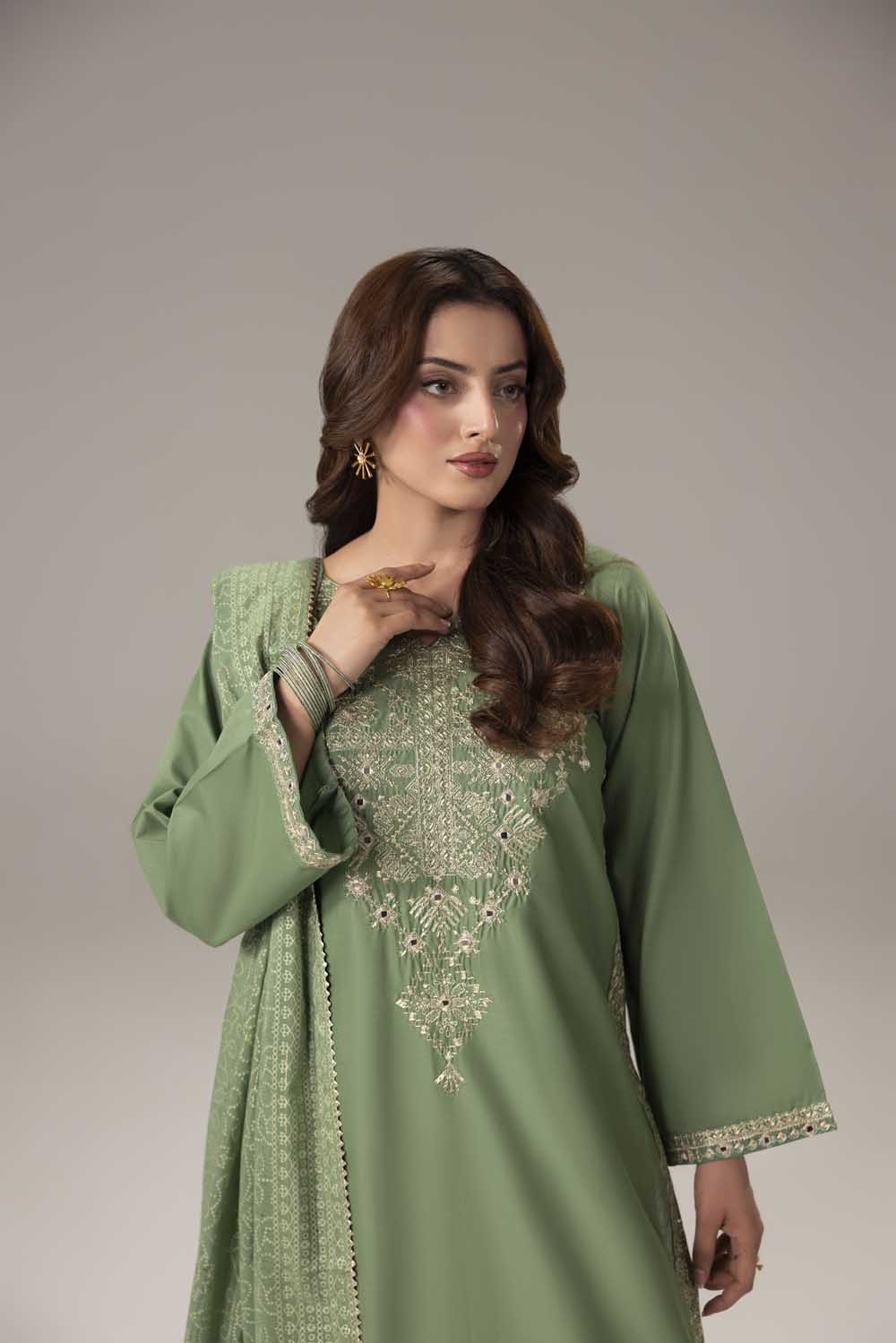 ZR-2632 | MINT GREEN Zahra Rubab