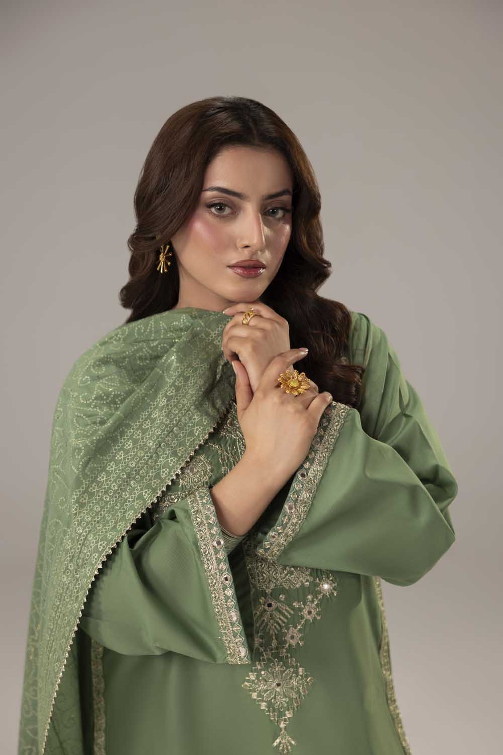 ZR-2632 | MINT GREEN Zahra Rubab