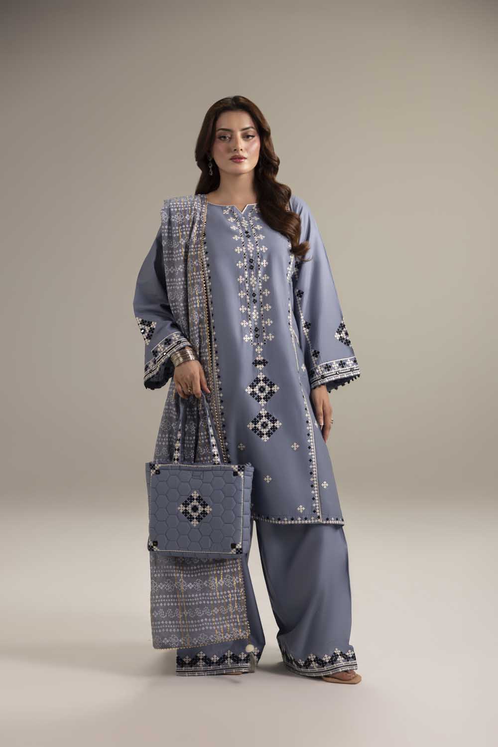 ZR-2630 | DENIM BLUE Zahra Rubab