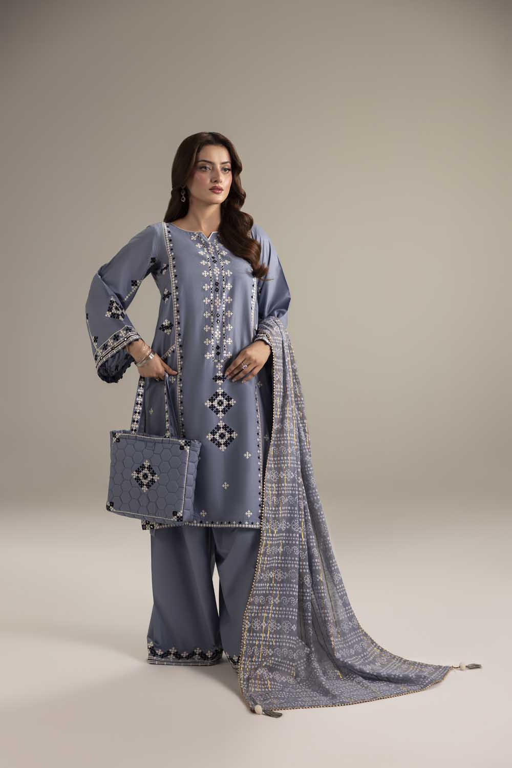 ZR-2630 | DENIM BLUE Zahra Rubab