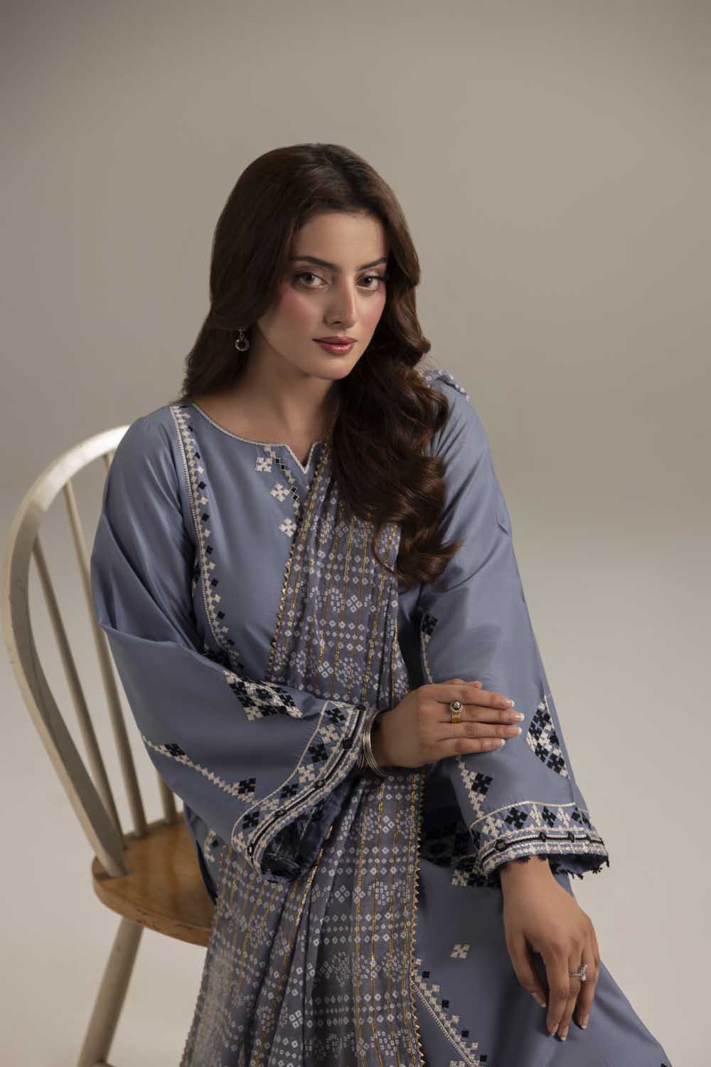 ZR-2630 | DENIM BLUE Zahra Rubab