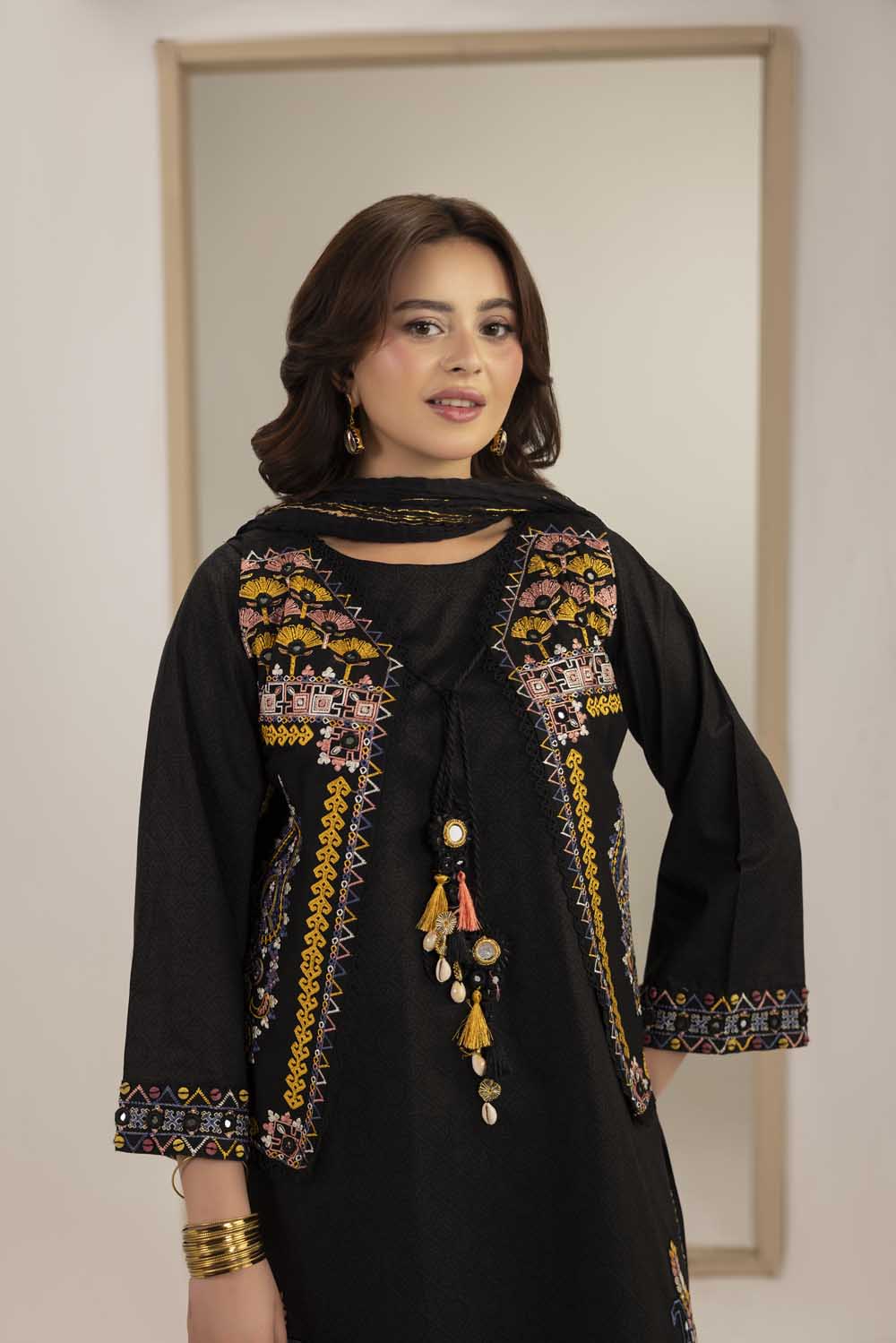 ZR-2629 | BLACK Zahra Rubab