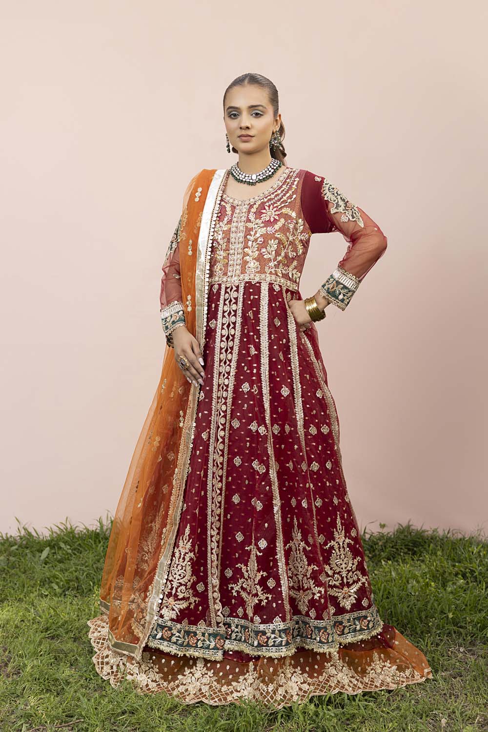 ZR-2360 | MAHROON Zahra Rubab