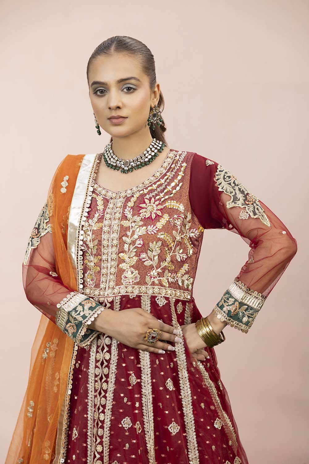 ZR-2360 | MAHROON Zahra Rubab