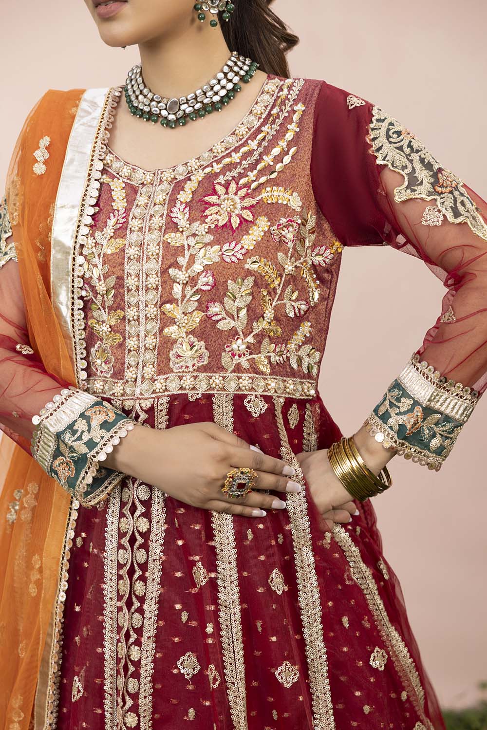 ZR-2360 | MAHROON Zahra Rubab