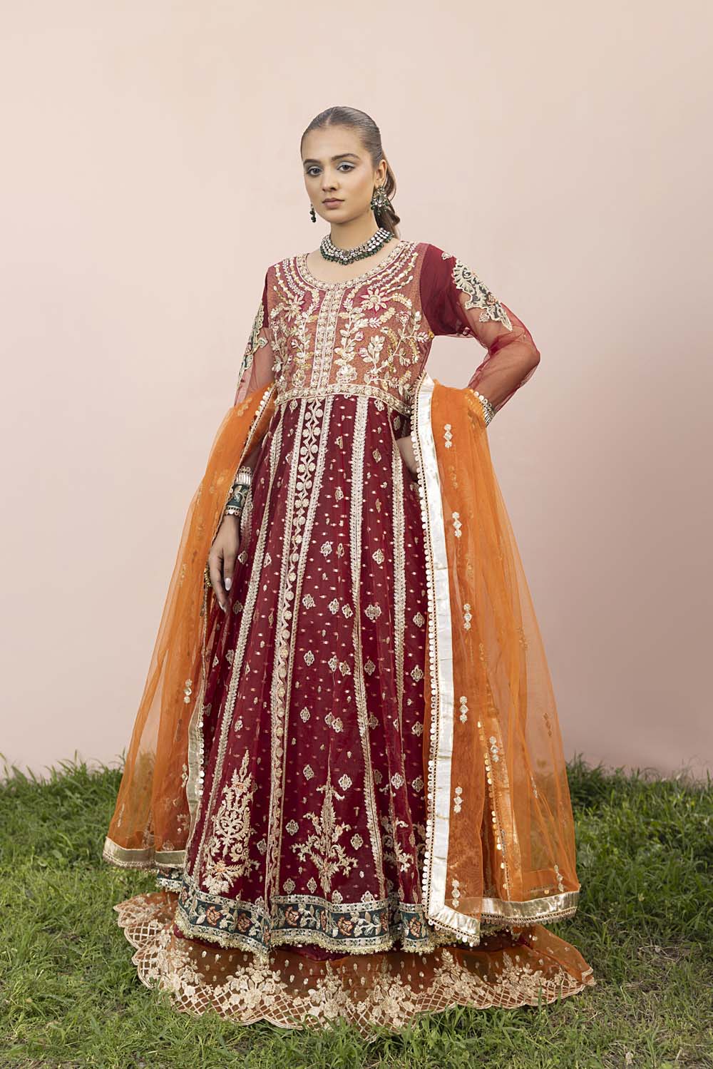 ZR-2360 | MAHROON Zahra Rubab