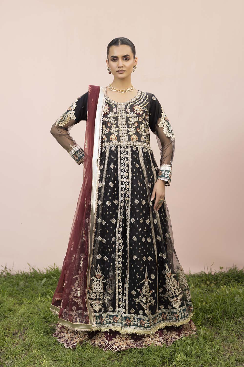 ZR-2360 | BLACK Zahra Rubab