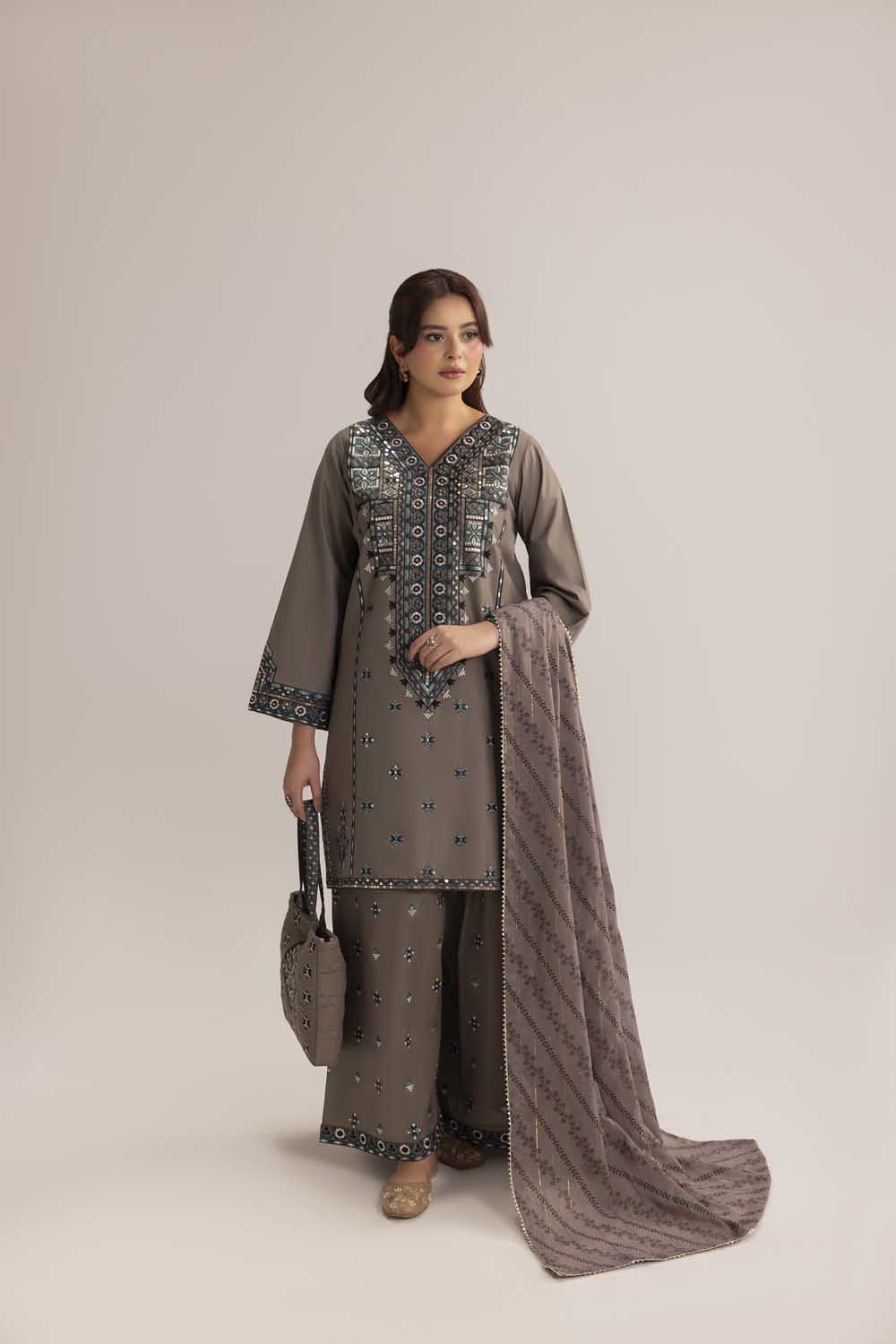 ZR-2633 | GRAY Zahra Rubab