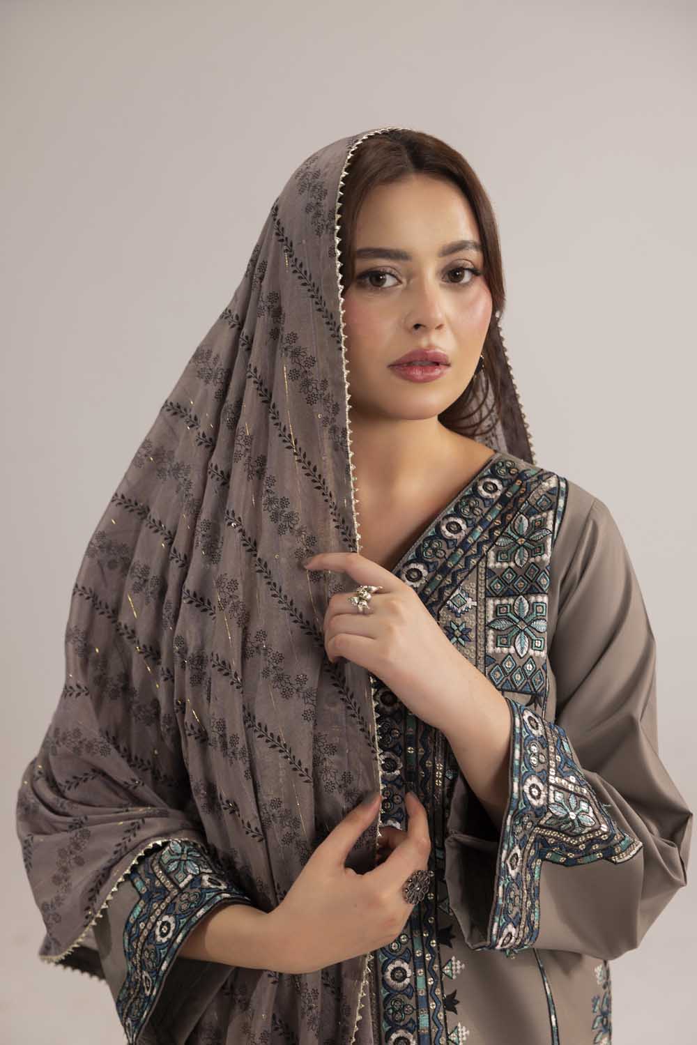 ZR-2633 | GRAY Zahra Rubab