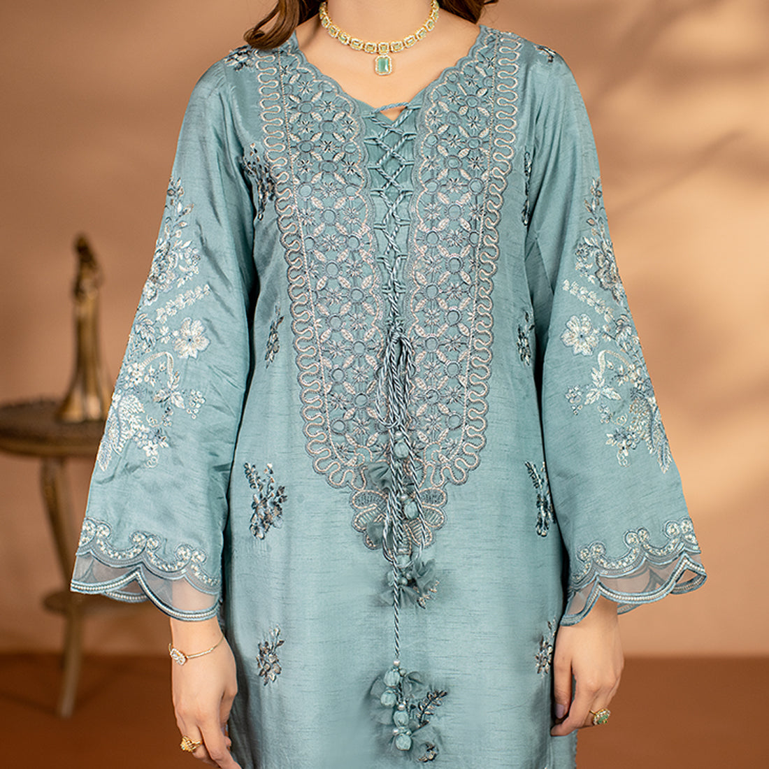 ZR-2508 | Turquoise Zahra Rubab