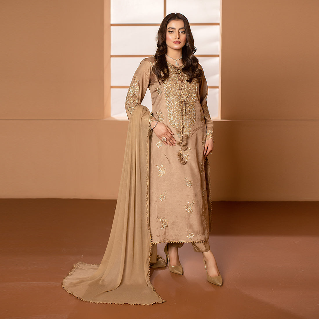 ZR-2508 | Beige Zahra Rubab