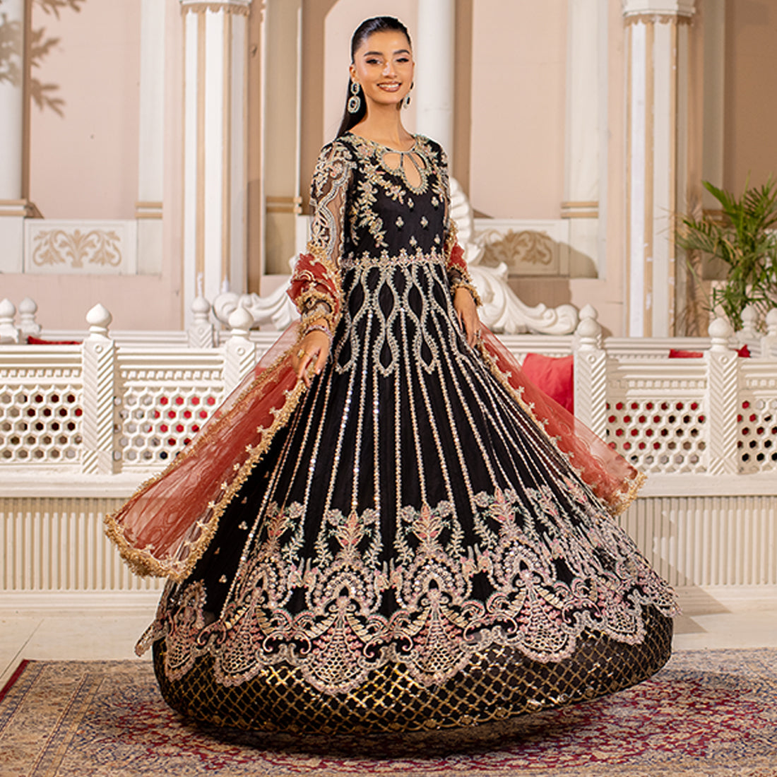 ZR-2449 | Black | 3 PC – Zahra Rubab