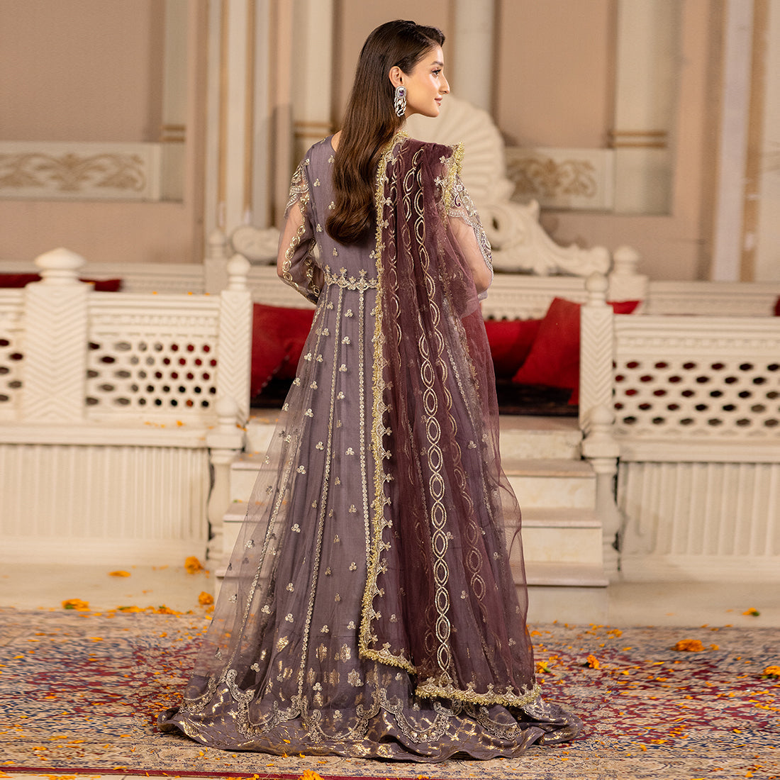 ZR-2449 | Mauve | 3 PC Zahra Rubab