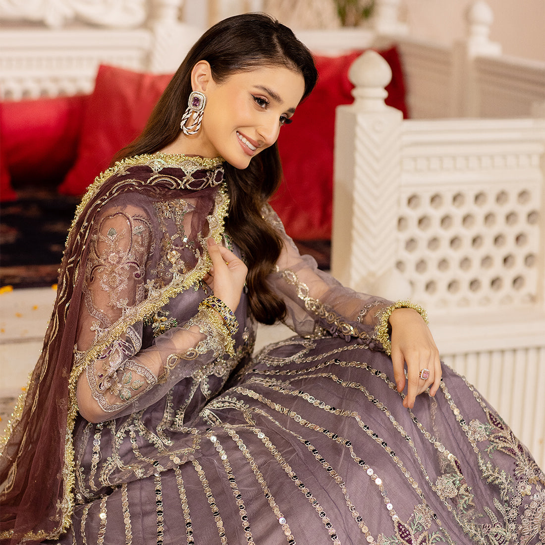 ZR-2449 | Mauve | 3 PC Zahra Rubab
