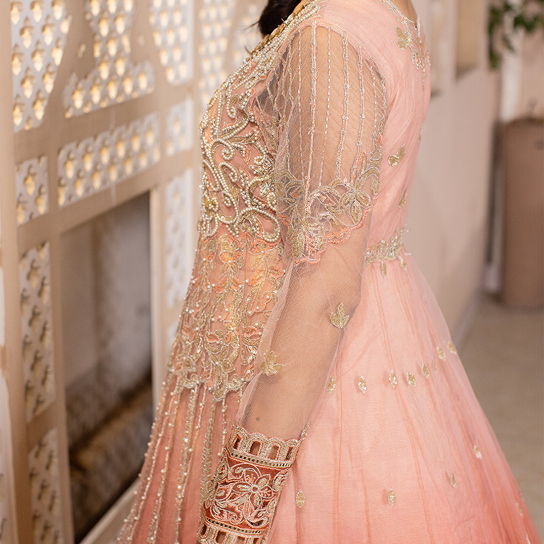 ZR-2450 | Peach | 3 PC Zahra Rubab